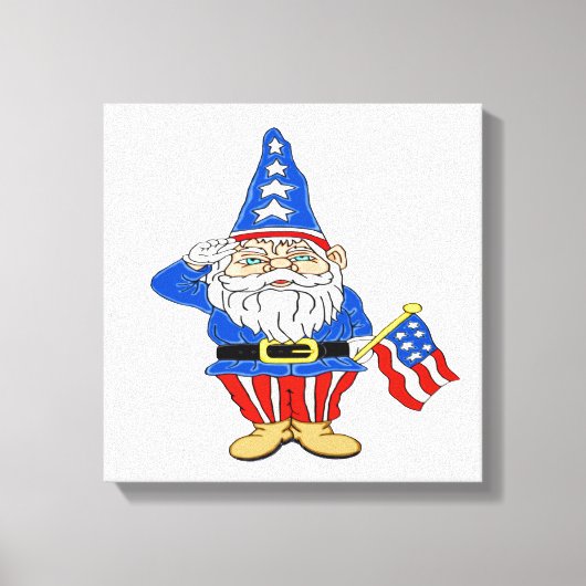 Toile Gnome patriotique (Recto)