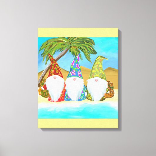 TOILE GNOMES DE PLAGE (Recto)