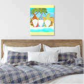 TOILE GNOMES DE PLAGE (Insitu(Chambre))