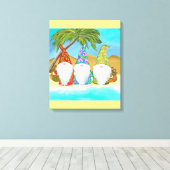 TOILE GNOMES DE PLAGE (Insitu (Plancher de Bois))