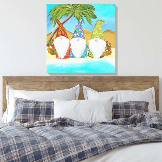 TOILE GNOMES DE PLAGE (Insitu(Chambre))