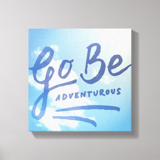 Toile Go Be Adventury Sky (Recto)