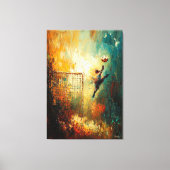 Toile Goalkeeper de football Abstrait (Recto)