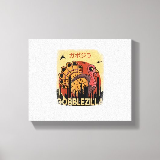 Toile Gobblezilla Turquie Thanksgiving _1 (Recto)