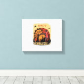 Toile Gobblezilla Turquie Thanksgiving _1 (Insitu (Plancher de Bois))