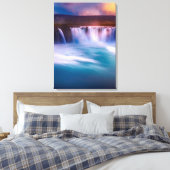 Toile Godafoss, chutes d'Islande (Insitu(Chambre))