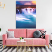 Toile Godafoss, chutes d'Islande (Insitu(Salon))