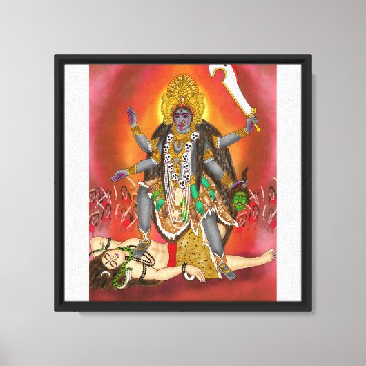 Toile Goddess Kali Canvas Imprimer (Recto)