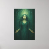 Toile Goddess of the Emerald Spirit – Forest Aura Enligh (Recto)