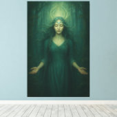 Toile Goddess of the Emerald Spirit – Forest Aura Enligh (Insitu (Plancher de Bois))