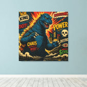 TOILE GODZILLA. 2 (Insitu (Plancher de Bois))