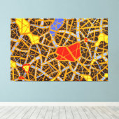 Toile GOLD 11L25 - Stretched Canvas Print ( 62" x 41" ) (Insitu (Plancher de Bois))