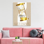 Toile Gold Art Nouveau Introvert Philosophie citation (Insitu(Salon))