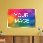 Toile Gold Background for Your Upload Image Photo Logo (Insitu(Salon))