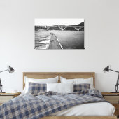 Toile Gold Beach, Oregon Docks et Bridge sur Rogue (Insitu(Chambre))