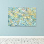 Toile Gold Blue Abstrait (Insitu (Plancher de Bois))