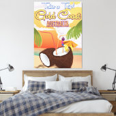 Toile Gold Coast, Australie affiche de voyage (Insitu(Chambre))