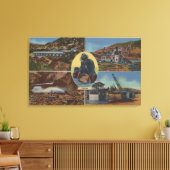 Toile Gold Mining en Californie - Quarz, Dredge (Insitu(Salon))