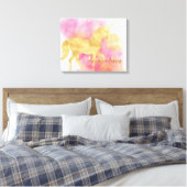Toile Gold Rose Glitzy Dream Big Unicorn (Insitu(Chambre))
