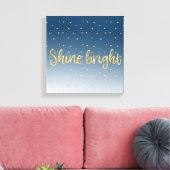 Toile Gold Stars Sky Shine Bright (Insitu(Salon))