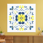 Toile Golden Bloom Harmony (Insitu(Salon))