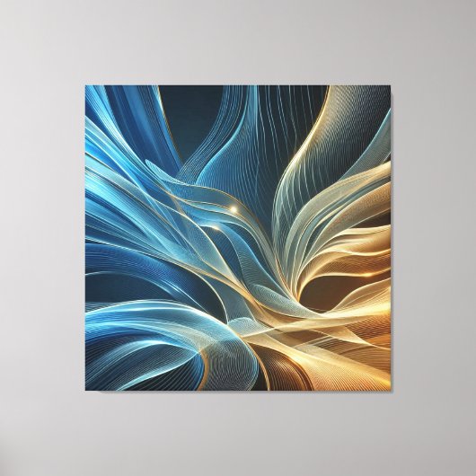 Toile Golden Blue (Recto)