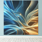 Toile Golden Blue (Insitu (Plancher de Bois))