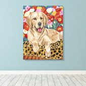 Toile Golden Boy Retriever (Insitu (Plancher de Bois))