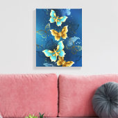 Toile Golden butterflies (Insitu(Salon))
