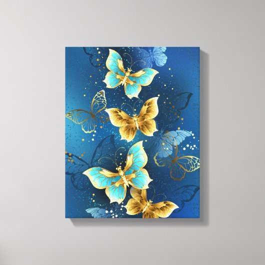 Toile Golden butterflies (Recto)