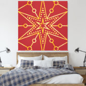 Toile Golden Festive Starry (Insitu(Chambre))