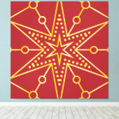 Toile Golden Festive Starry (Insitu (Plancher de Bois))