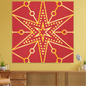 Toile Golden Festive Starry (Insitu(Salon))