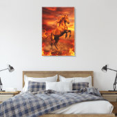 Toile Golden Fire Stallion – Powerful Fantasy (Insitu(Chambre))