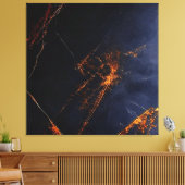Toile Golden Fracture (Insitu(Salon))