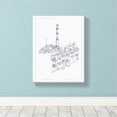 Toile Golden Gate (Insitu (Plancher de Bois))