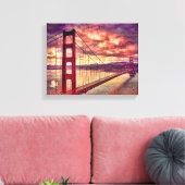 Toile Golden Gate Bridge à San Francisco, Californie. (Insitu(Salon))