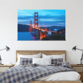 Toile Golden Gate Bridge à Twilight (Insitu(Chambre))