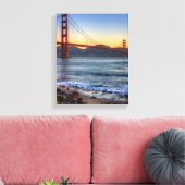 Toile Golden Gate Bridge du sentier de la baie de San Fr (Insitu(Salon))