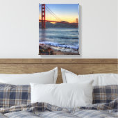 Toile Golden Gate Bridge du sentier de la baie de San Fr (Insitu(Chambre))