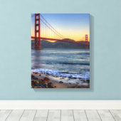 Toile Golden Gate Bridge du sentier de la baie de San Fr (Insitu (Plancher de Bois))