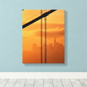 Toile Golden Gate Bridge en face de San Francisco (Insitu (Plancher de Bois))