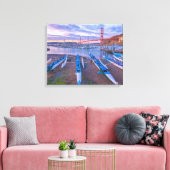 Toile Golden Gate Bridge et Outrigger Canoes (Insitu(Salon))