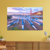 Toile Golden Gate Bridge et Outrigger Canoes (Insitu(Salon))