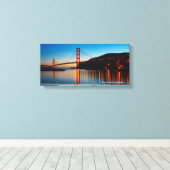 Toile Golden Gate Bridge, San Francisco Bay (Insitu (Plancher de Bois))
