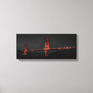 Toile Golden Gate Bridge, San Francisco Night Time