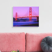 Toile Golden Gate Bridge sur Baker Beach à Sundown (Insitu(Salon))