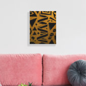 Toile Golden Geometry: A Modern Glow (Insitu(Salon))