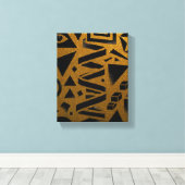Toile Golden Geometry: A Modern Glow (Insitu (Plancher de Bois))