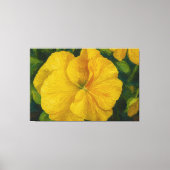 Toile Golden Pansy Brushstroke (Recto)